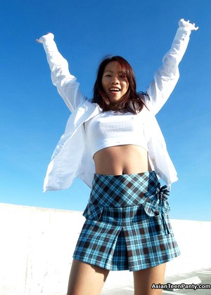 Asianteenpanty Asianteenpanty Model Fantasy Plaid Skirt Beauty