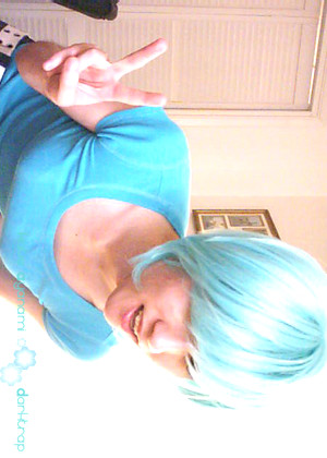 Katieayanami Katieayanami Model Share Blue Hair Cybergirl