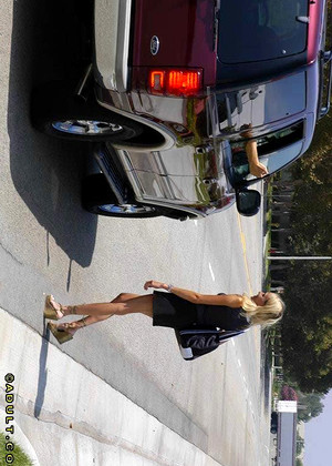 Teenhitchhiker Teenhitchhiker Model Exemplary Blonde Spotlight